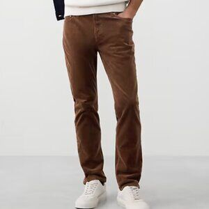Brand New - Banana Republic Mens Slim Travel Corduroy Pant  34 x 30 - Brown